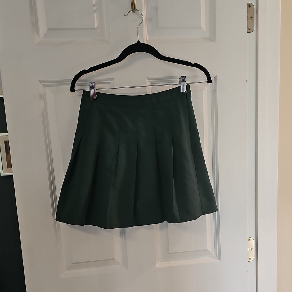 BP Dark Green Skater Skirt